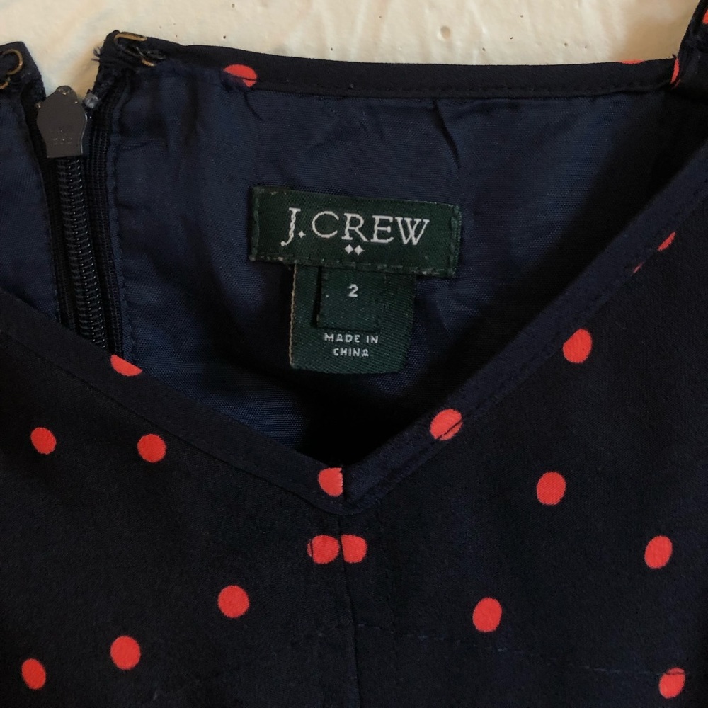 J. Crew Navy with Cora Polka Dots Sundress - Picture 5 of 5